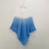 Pullover gradient blue