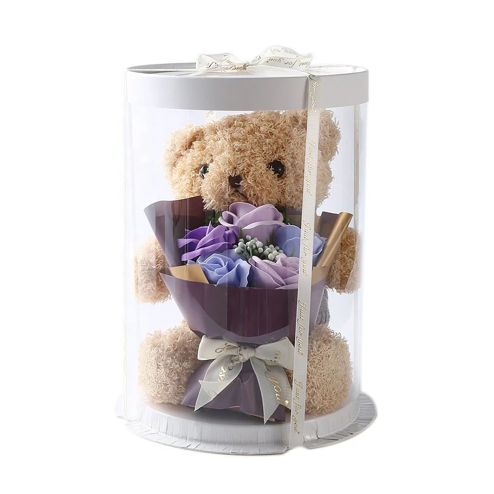 Chocolate basket with teddy bear | GiftBox.ps