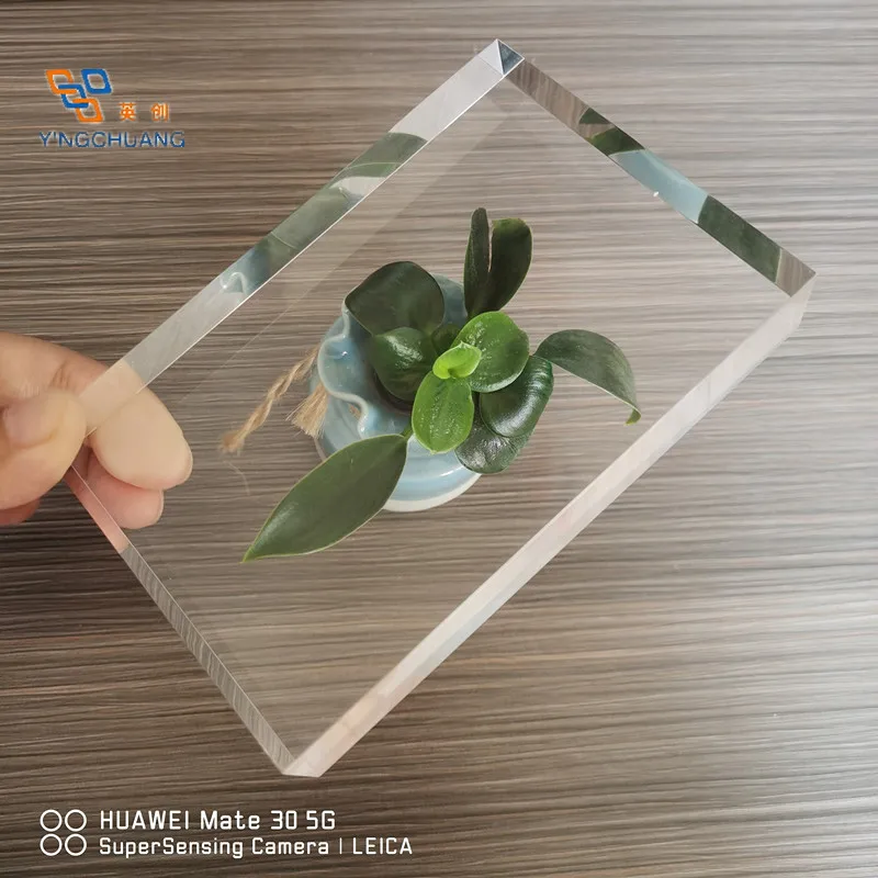Yingchuang High Quality Customized Size Laser Cut Size Lucite MMA 100% Raw Virgin Red Acrylic Tube for Decoration factory