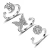 Conjunto de tres piezas color oro blanco (AJ066,AJ065,NJ1048)