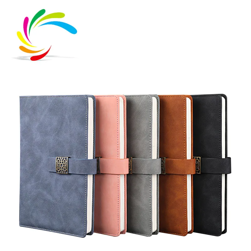 Custom logo Journal Book Printing Premium PU Leather Cover Journal ...