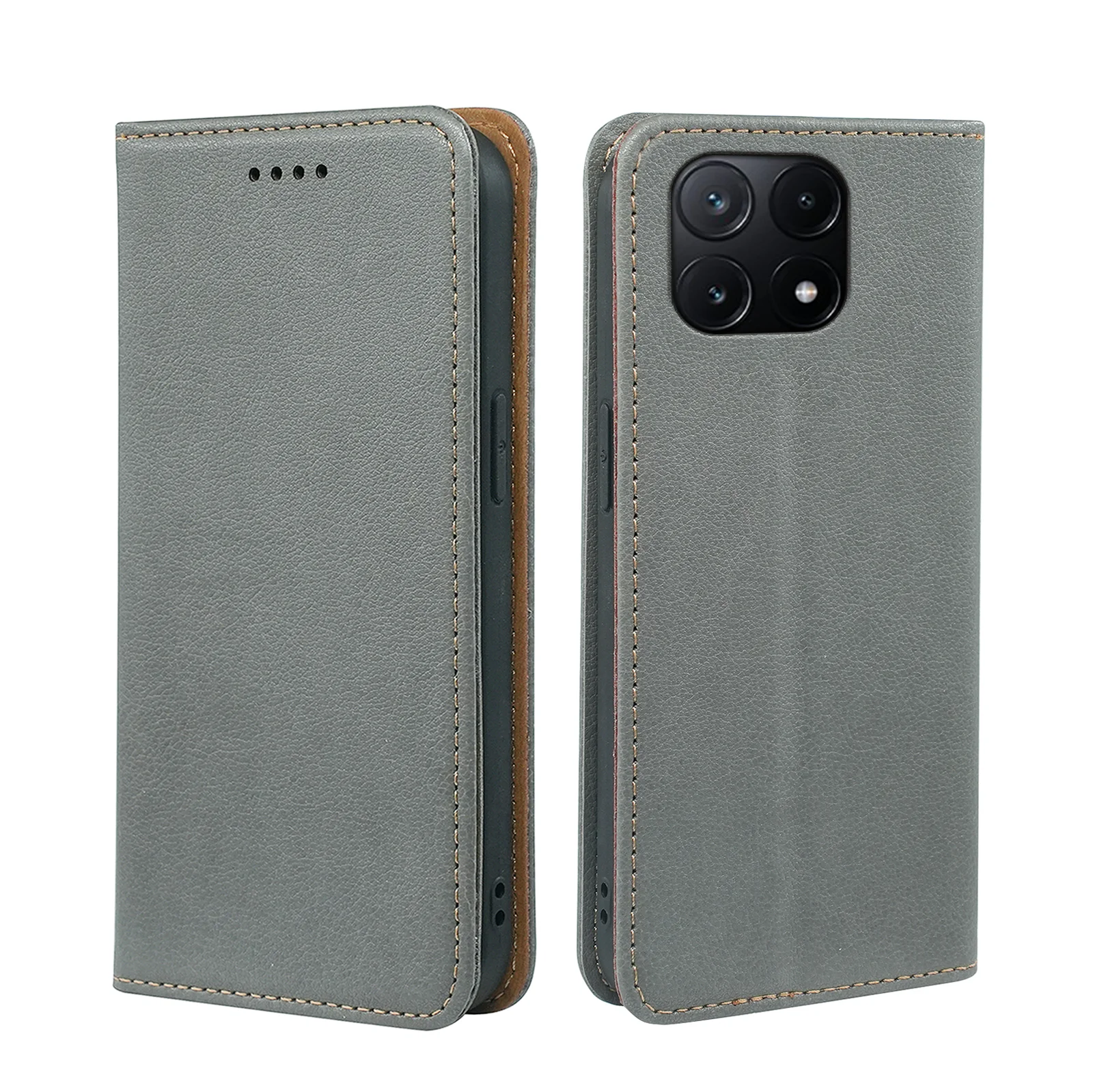 WBWONE Custodia A Libro In Pelle PU Per Xiaomi Poco F5 Pro: Portafoglio Con 3 Slot Carte, Supporto Magnetico E Stand - 4
