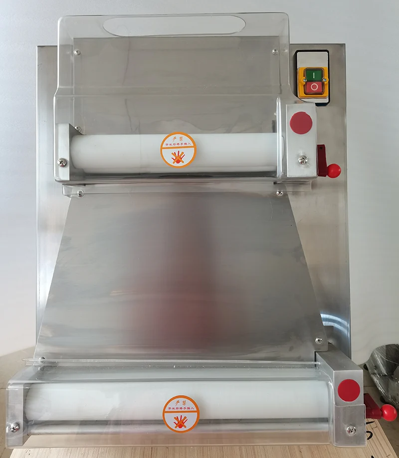 Automatic Pizza Dough Press Machine Electric Pizza Dough Roller Sheeter  Machine Pizza Snack Bar Equipment