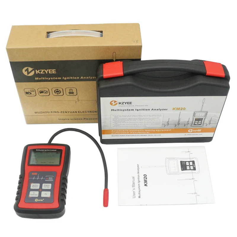 Kzyee Km20 Multisystem Ignition Analyzer Tester Measure Spark Volt