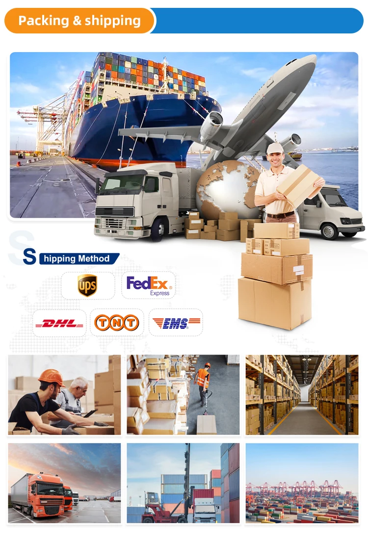 Packaging & shipping specifications