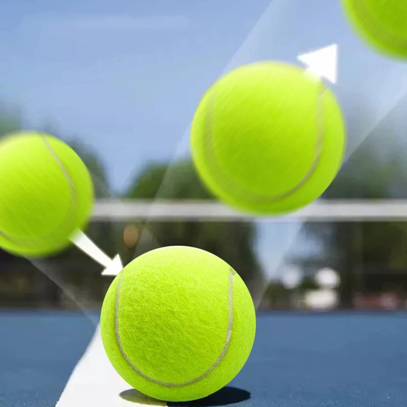 Custom logo rubber dog tennis ball 6.7cm overview