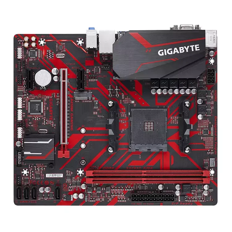 Giga B450m Gaming Motherboard 2 * Ddr4 Dimm Max 32gb Gpu Motherboard ...