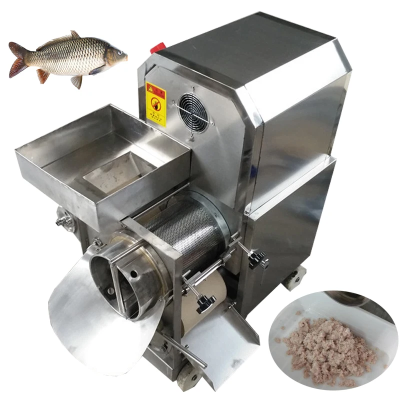 Small Fish Middle Bone Remover Medium Fish Fillet Separating Machine Chicken Meat Bone Deboner Separator