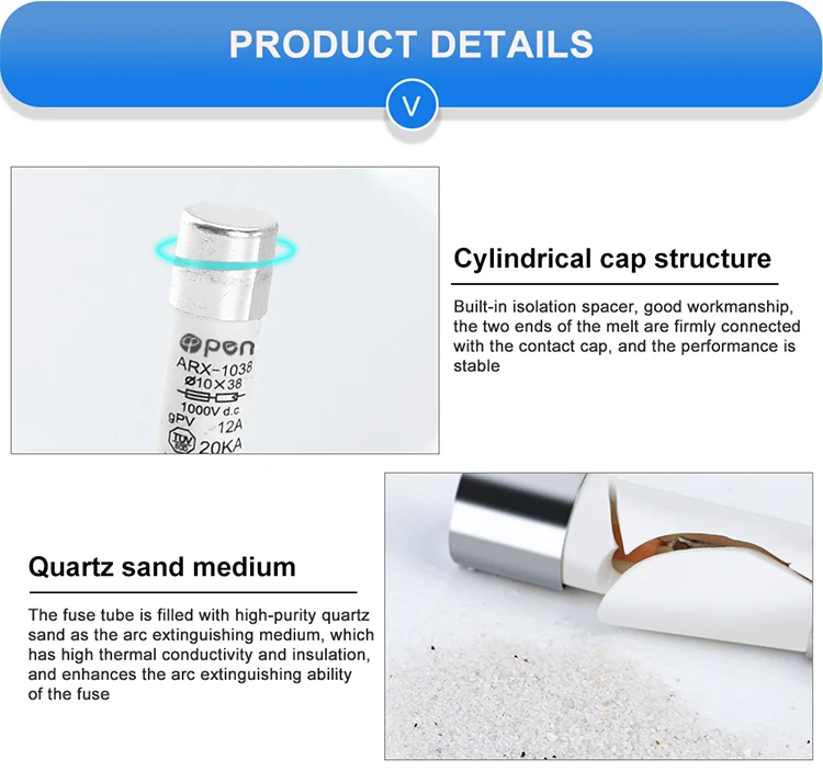 Патроны плавких предохранителей на солнечной батарее, 2P Din-рейки, подходят для плавких предохранителей 10*38 мм на солнечной батарее, для защиты фотоэлектрической системы