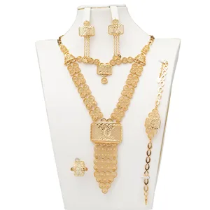 Indian Choker Set Arabic Bridal Jewelry Sets Fashion Jewelry 2023 Wholesale Women Accessories
