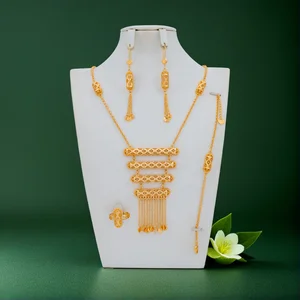 Dongli Jewelry | Factory Direct Sale & Wholesale, Exclusive Arab Brass High-Quality Jewelry Set (15 Years Experience)