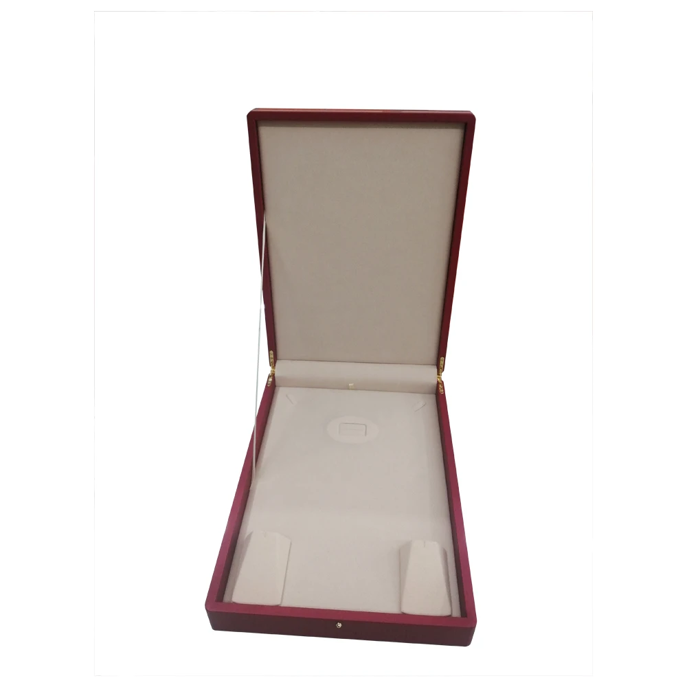 PU Jewelry Box Large Set Storage Box Packaging Crown Buckle Flip Jewelry Ring Bracelet Necklace Combination