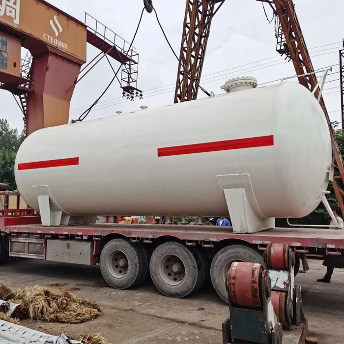 Nigeria 20 Tons Storage tank Manufacturer Price Station Fiber Glass 5000 Liter lpg Tanks for Ghana