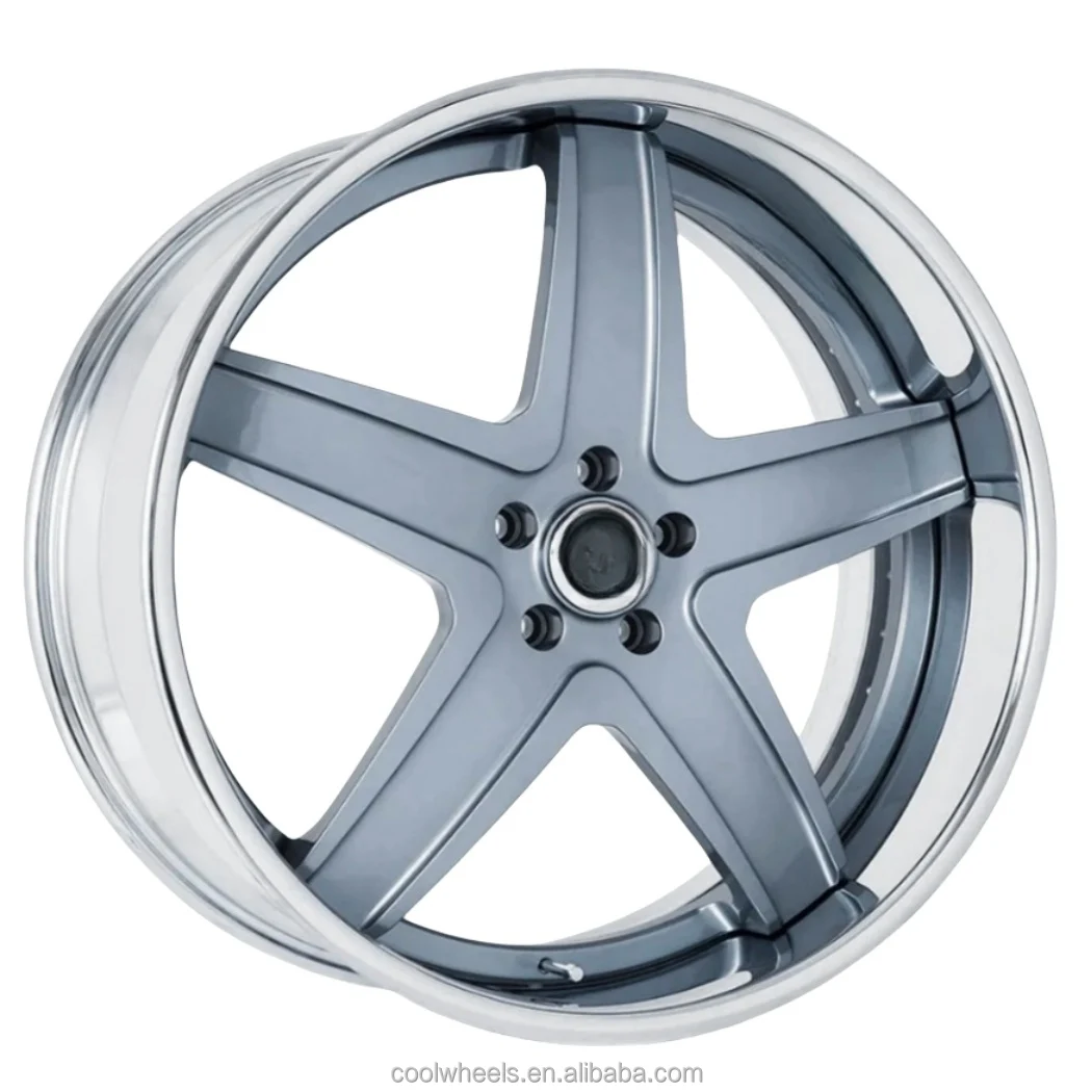 Bku 3 Piece Wheels 5x112/5x120/5x114.3/6x139.7 Forged 20 21 22 24 26 ...