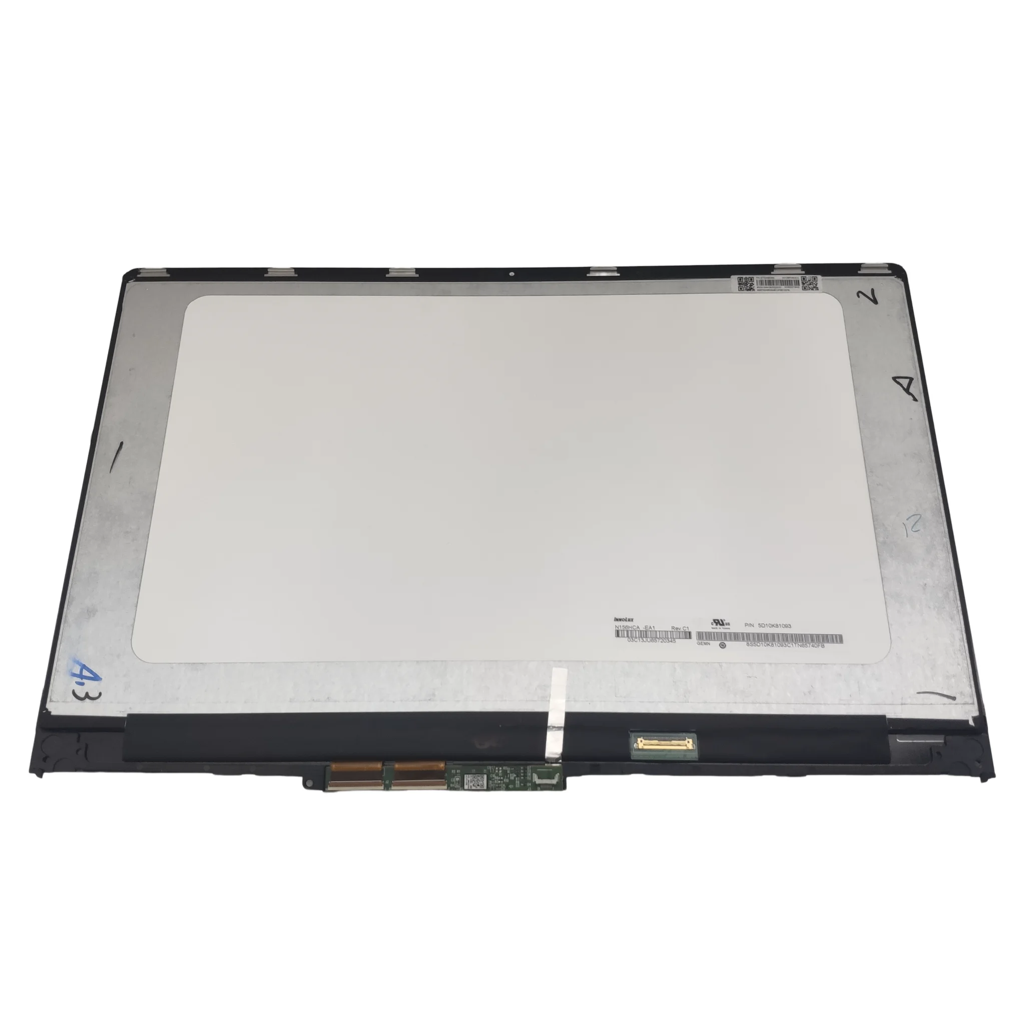 Source 15.6 Inch Laptop LCD Display N156HCA-EA1 30pins FHD