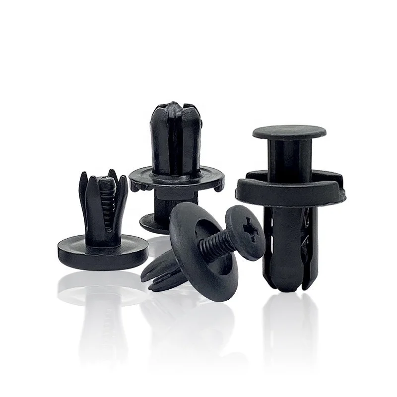 Plastic Fasteners Rivet Black Retainer Clip Fastener Automobile Rivet Car Clip For Japanese Car