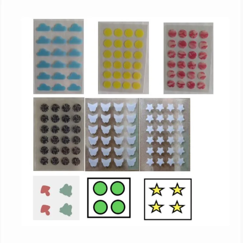 Private Label 20patches Per Box Acne Sticker With Case Spot Treatment Stars Acne Patch Hydrocolloid Pimple Patches