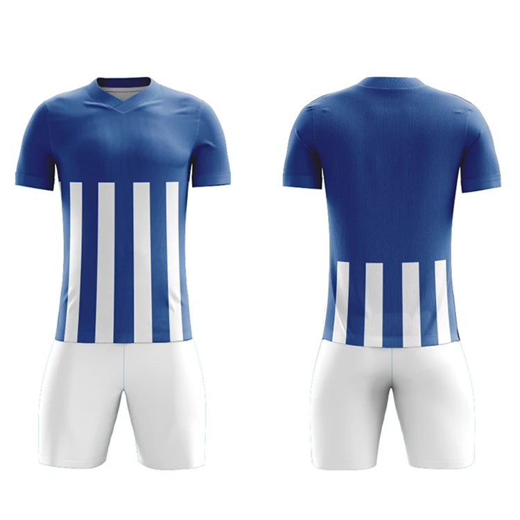 Professional Full Soccer Kits Sublimated Football Uniform Striped Soccer  Jerseys - China Apparel and Clothing price