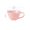 taza rosa