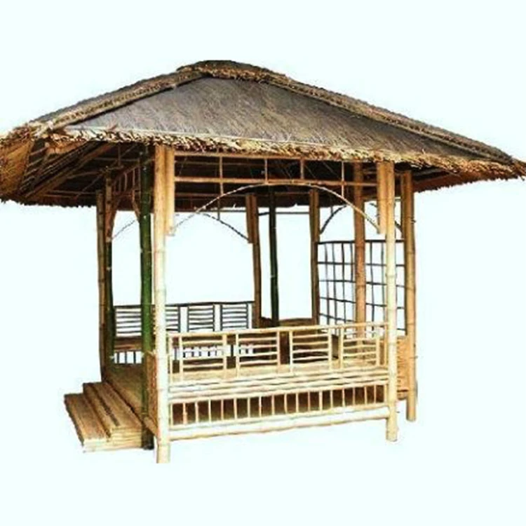 Wind Proof Gazebo With Most Popular New Design Garden Durable Wood Bamboo Gazebo