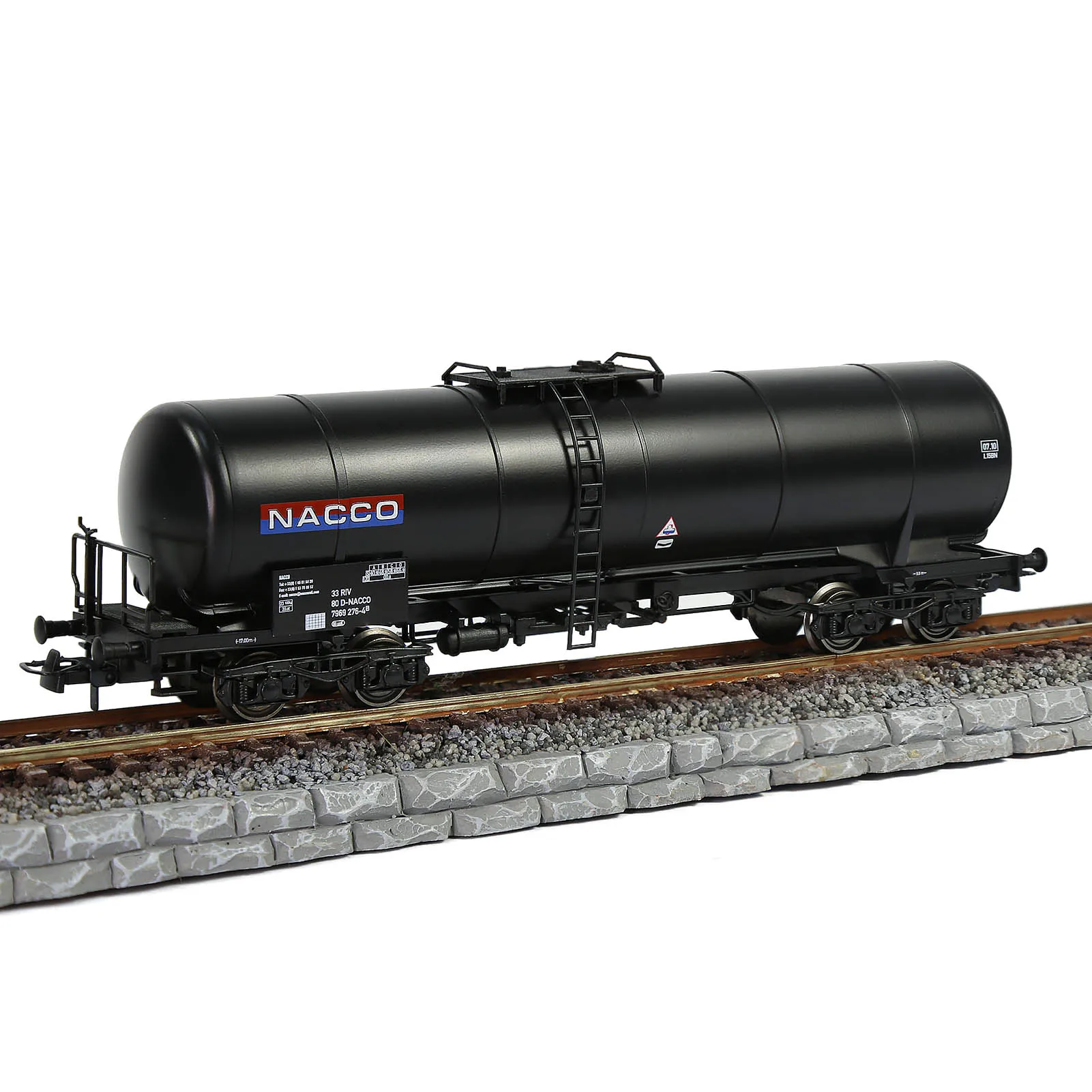 C8768 1 Unit Train Tank Wagon Model Trains HO Scale 1:87 Oil Tank Car