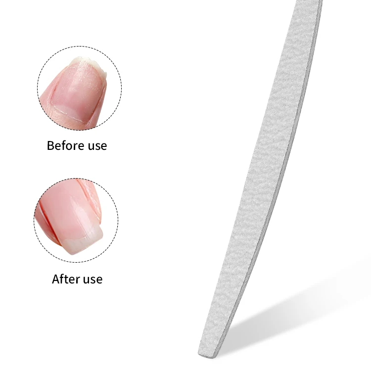 Custom Printed Biodegradable Double Side Wooden Nail File Zebra Nails