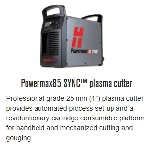 Powermax Sync  65 85 105 New Design Plasma Power Source for CNC Plasma Cutter