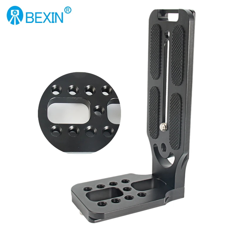 BEXIN Quick Release L Plate Camera Bracket Holder Camera L Plate for Nikon Canon Sony Fujifilm Camera Photo Studio Accessory