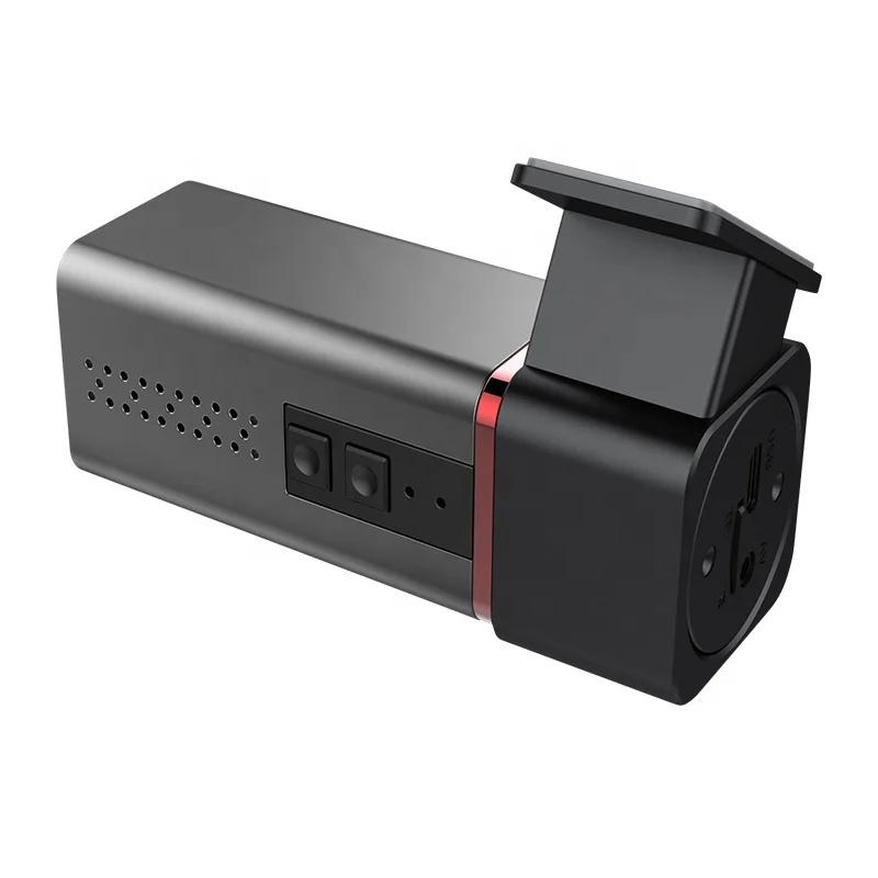 1080P 160 градусов передний задний двойной channe Автомобильный видеорегистратор и G-Датчик поддержка голосового управления маленький металлический внешний вид без экрана видеорегистратор