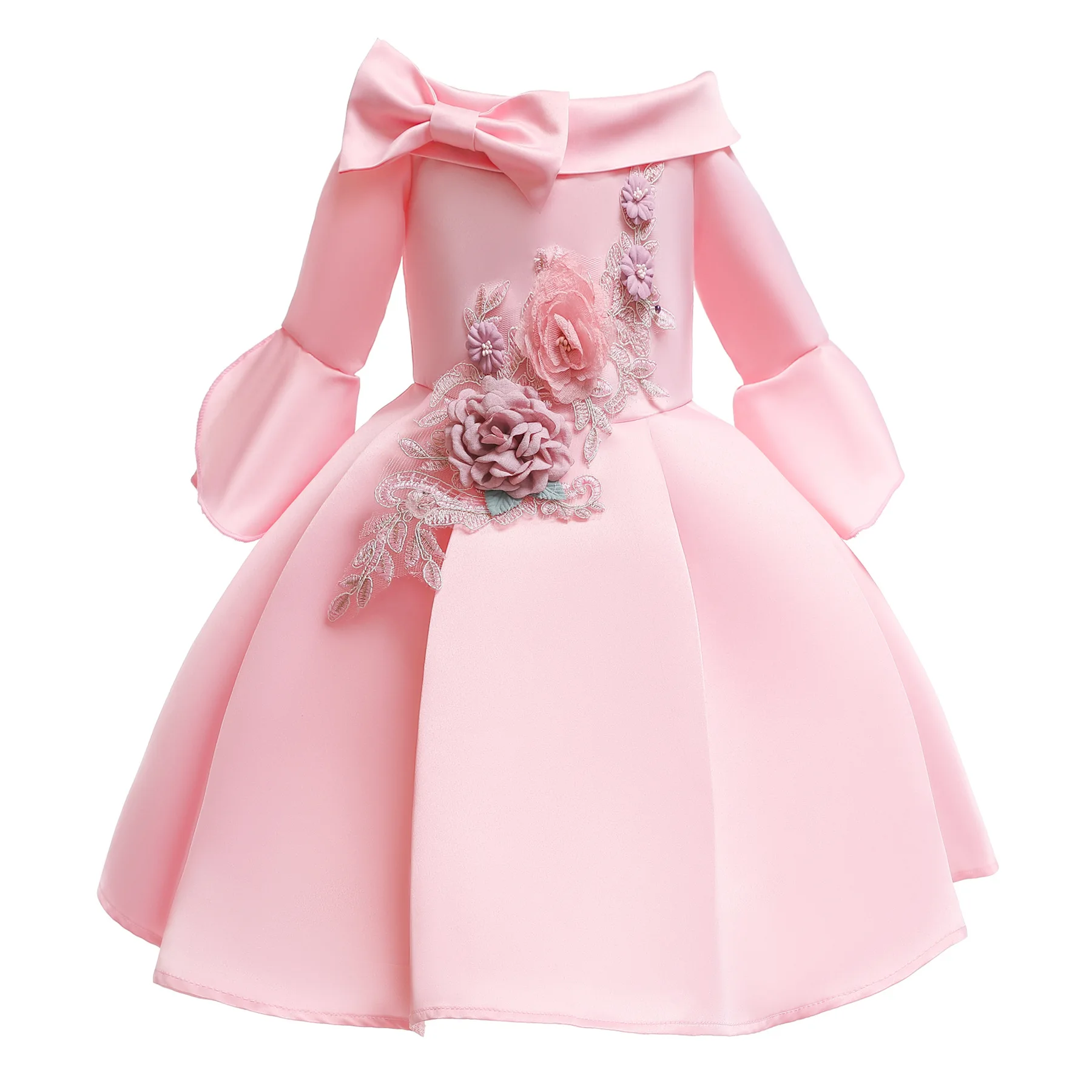 YUANBOO Formal Girl Princess Dress Christmas Dress Girl Party Gown Backless  Kids Girls Prom Party Dress New Year Children's Clothing (Color : Pink1,  Kid Size : 8) : : Fashion