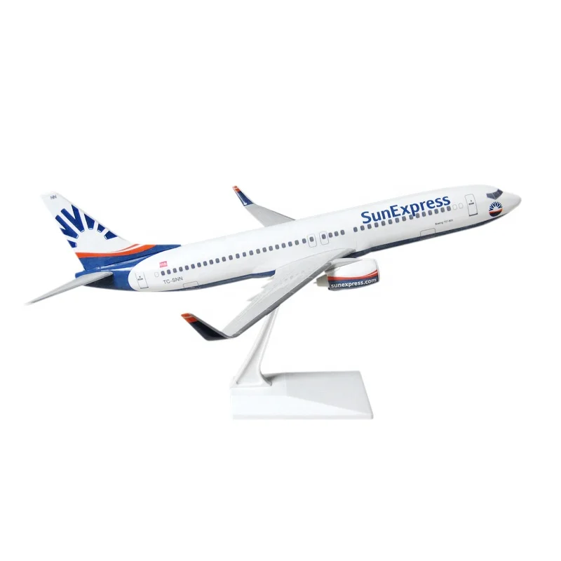 サンエクスプレス 1/100 B737-800 スケールプラスチックモデル飛行機
