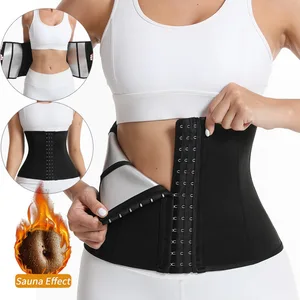 Women Sauna Sweat Belt Sweat Slimming Sheath Woman Flat Belly Waist Trainer Corset Tummy Control Body Shapers