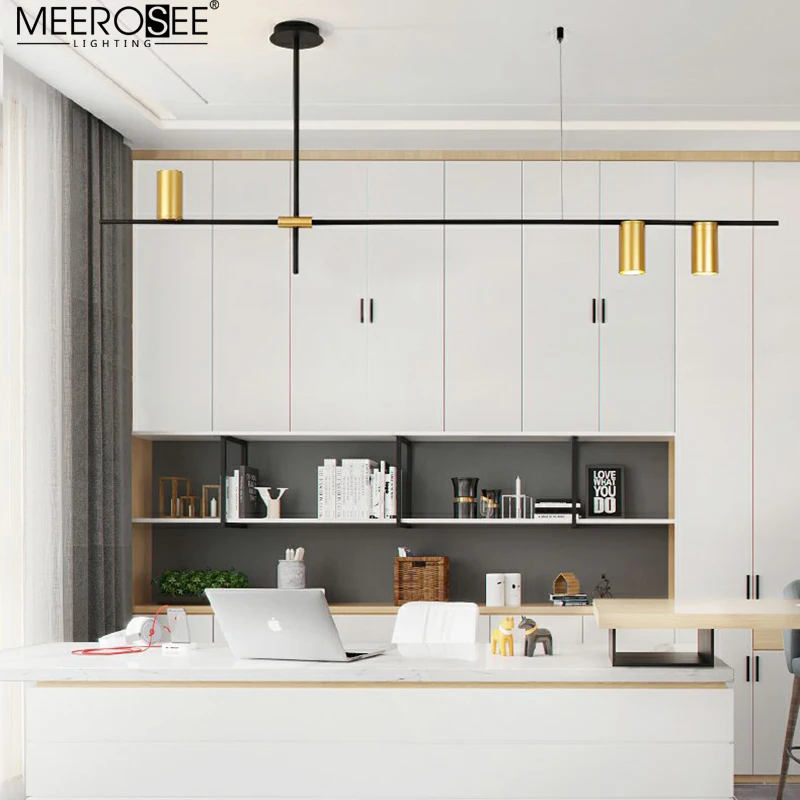 MEEROSEE Hotel Project Unique Design Pendant Light High Ceiling Track Light Chandelier for Shopping Mall MD86743