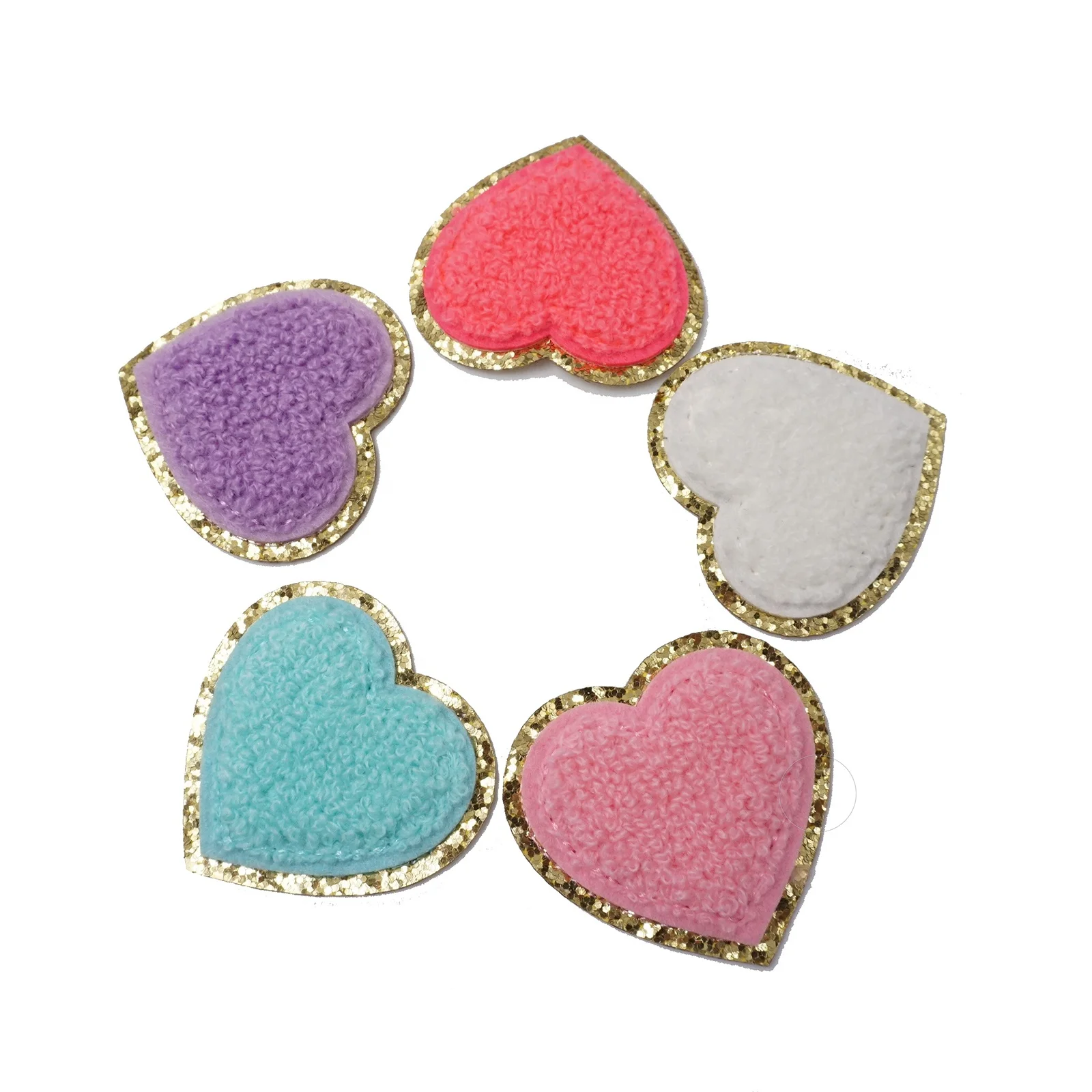 Free sample Custom  logo design heat transfer 3D beaded rhinestone applique Patch for clothing