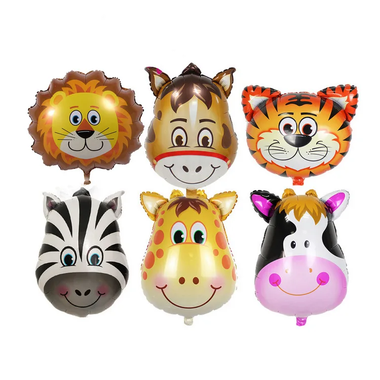 Orta Boy Hayvan Kafa Sekli Kaplan Inek Hayvanat Bahcesi Domuz Maymun Zebra Hayvan Facehelium Folyo Balon Icin Parti Dekorasyon Buy Hayvan Kafa Balon Hayvan Yuz Balon Hayvan Sekilli Helyum Balon Product On Alibaba Com