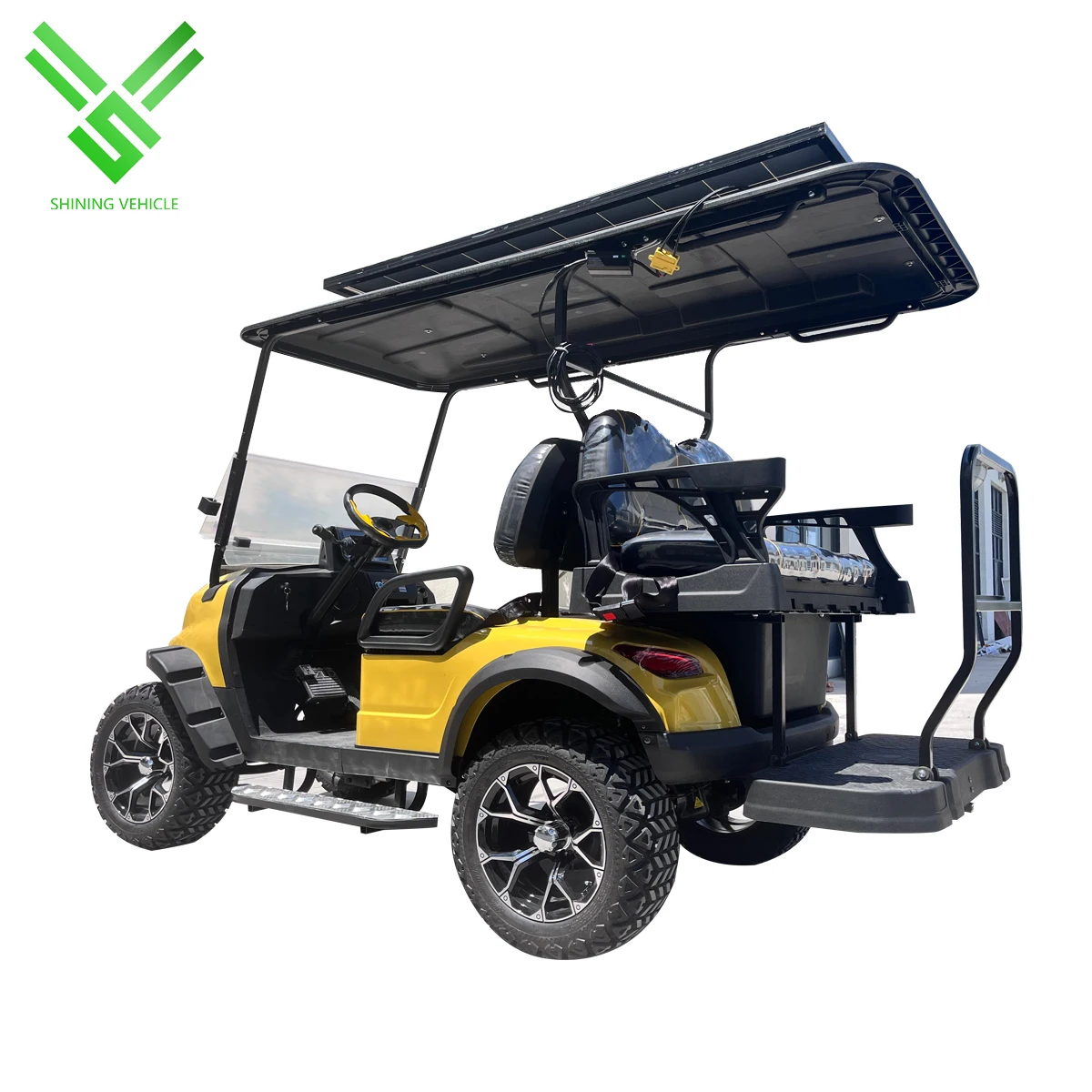 Shininglsv EEC and CE Approved 4 Seat Electric Golf Cart Shining China Made Battery Powered Buggy with 5kw Motor