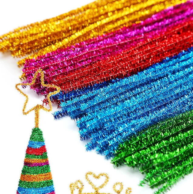 Handmade DIY Kindergarten Children's Sparkling Bouquet Hair Root Strip 60 Color Twisted Bar Encryption Children's Gift Handmade