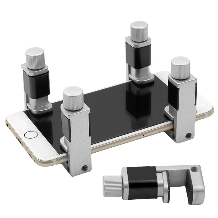 Kit De 4 Outils De Réparation D'écran De Téléphone - Pinces Réglables Et Clips De Fixation En Aluminium