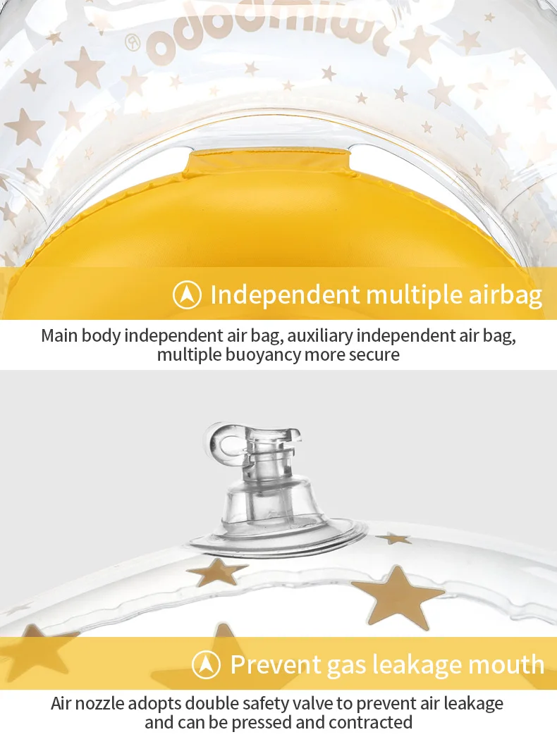 Swimbobo Factory Price Product Inner Diameter 17cm Inflatable Kids Seat Float Baby Swim Ring Kids Seat Float