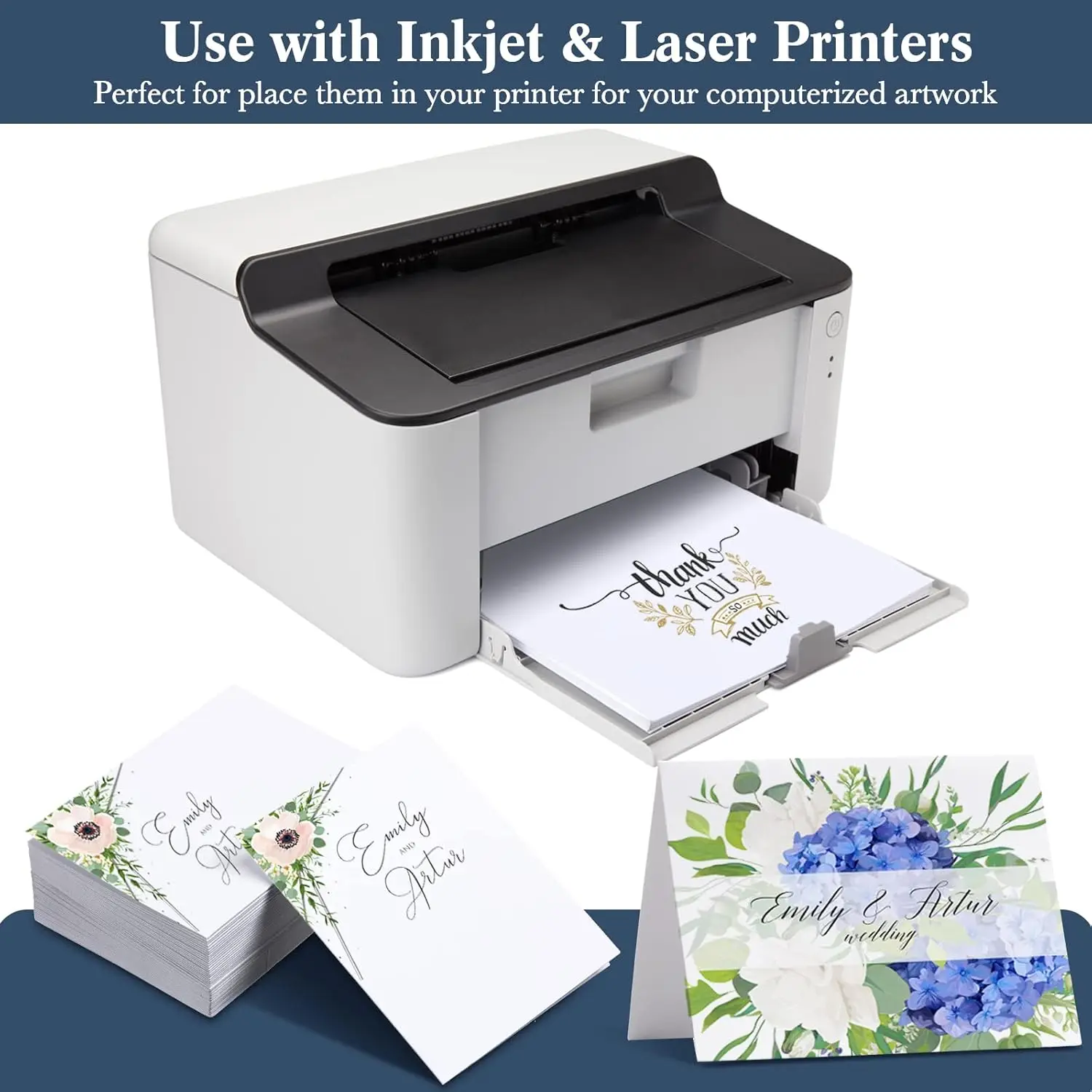 Alibaba.com: Kraft blank white folded cards with invitation envelopes ...