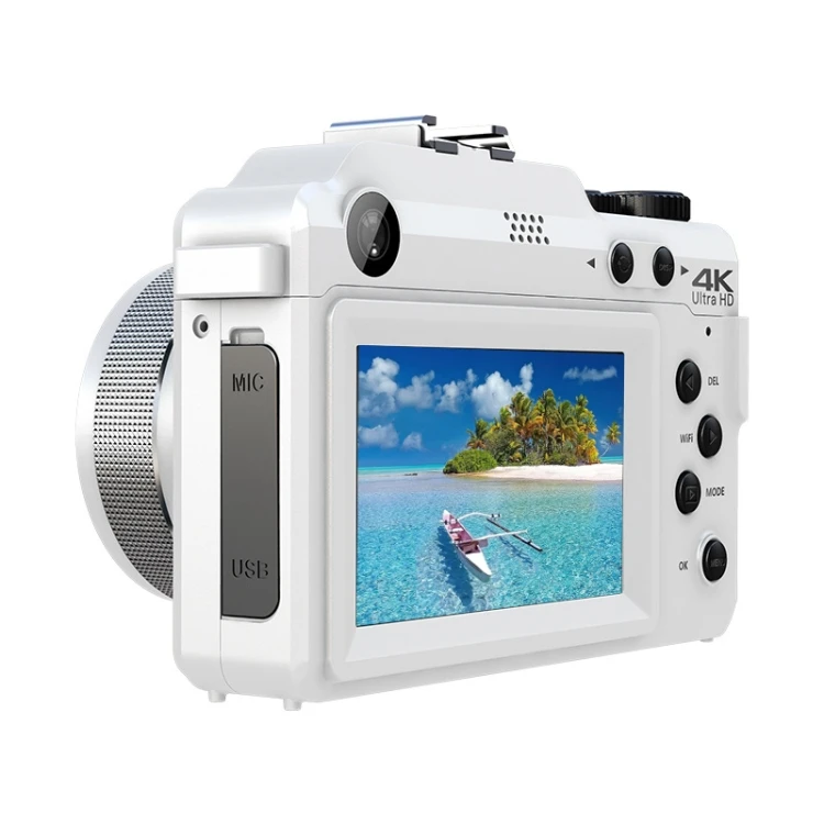18x Digital Camera with Dual Front and Rear Cameras 48MP