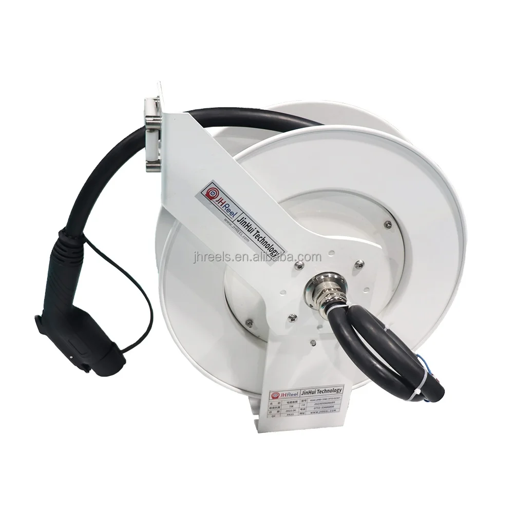 Mini Spring Driven Cable Reel Electric Slip Ring Rewind Cable Reel