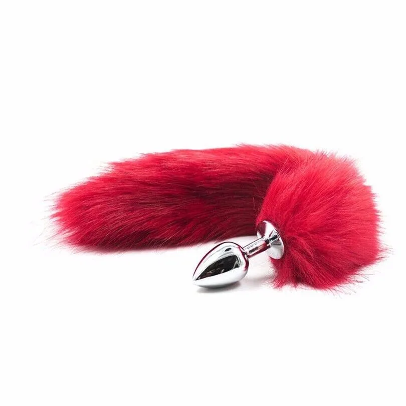 Bunte Lange Fuchs Schwanz Kleinen Mittleren Groen Butt Plug 3 Abmessungen  Metall Anal Plug fr Mnnliche| Alibaba.com