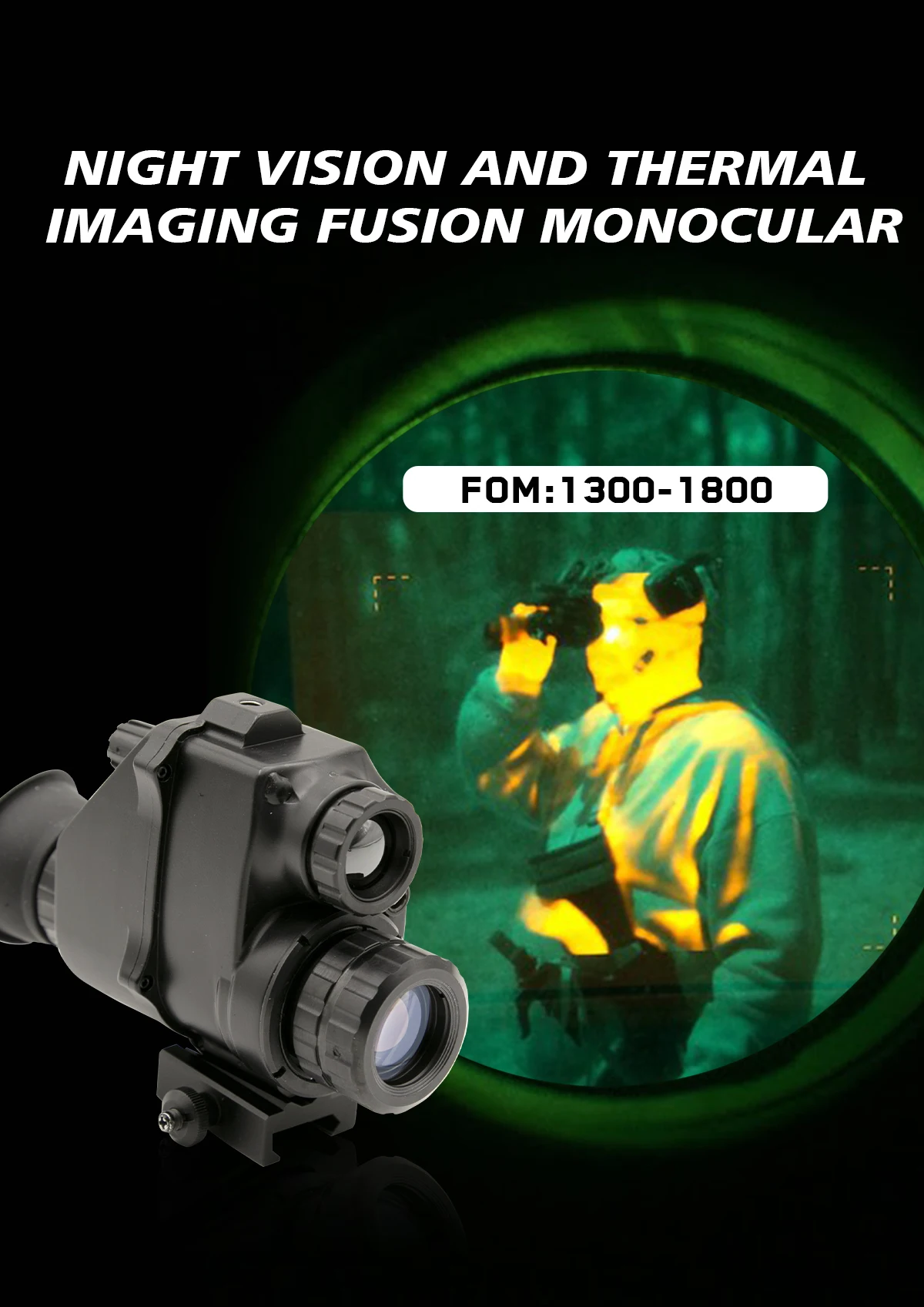 Bridn26 Thermal Imaging Gen3 Night Vision Monocular Goggle Night