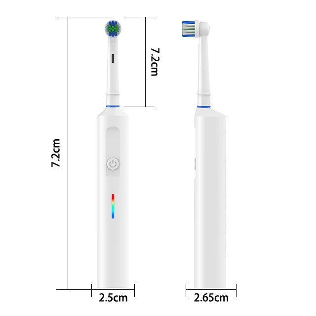 OEM IPX7 wholesale Adult Rechargeable Customized Smart 45 Rotating Electric Toothbrush With travel case for oral b supplier