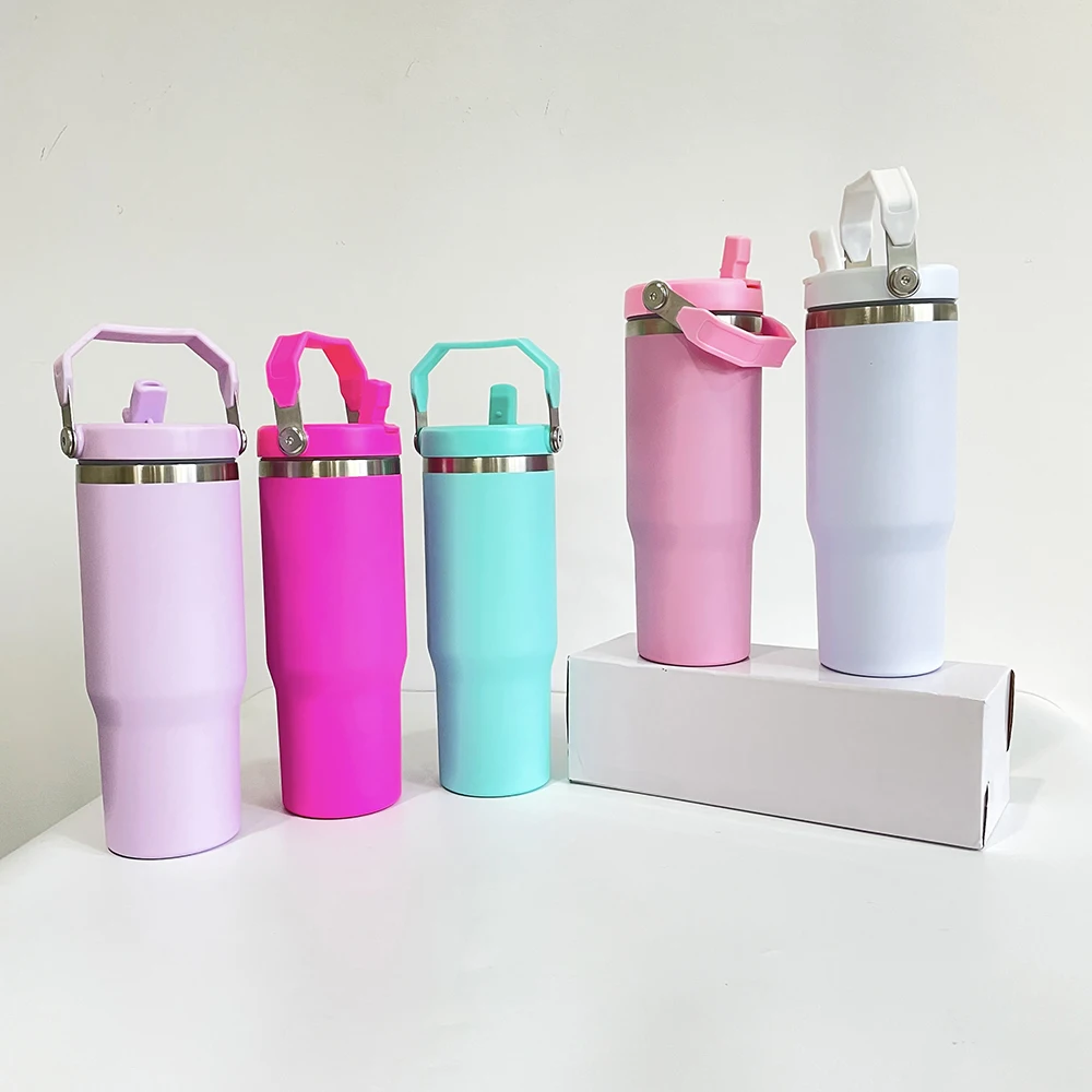 USA Warehouse 30oz Flip Straw Matte Macaron Blank Sublimation Double Walled  Stainless Steel Vacuum Insulated Leak Proof Tumbler - China Blank  Sublimation 30oz Sports Water Bottle and Sublimation 30oz Portable Flip  Straw