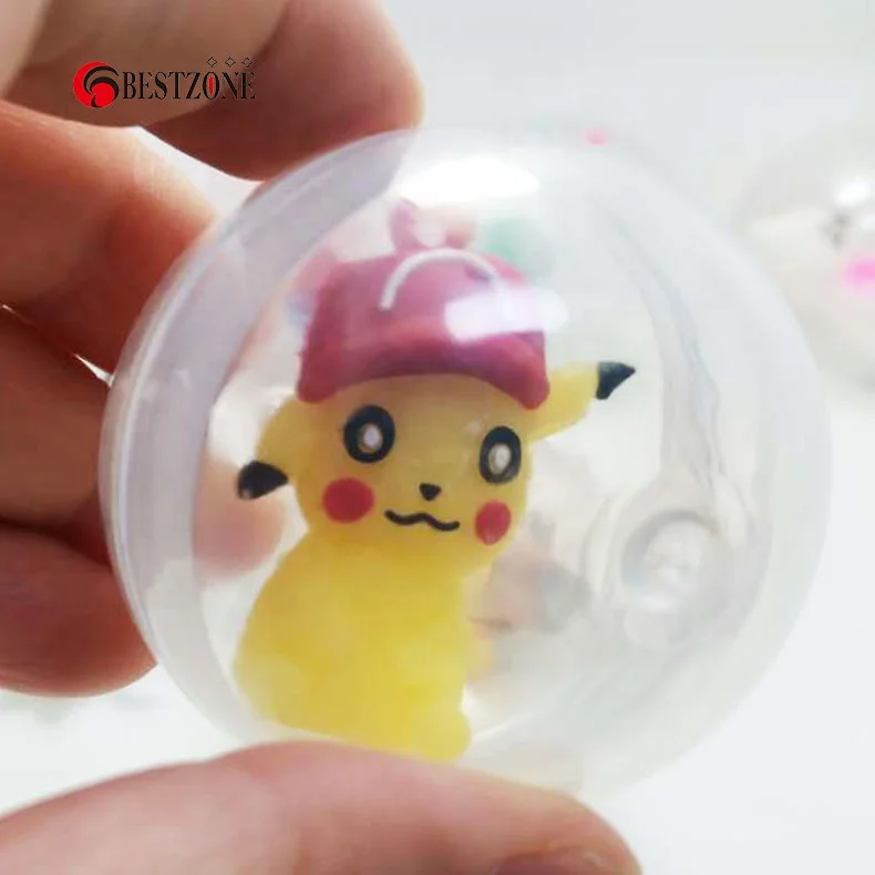 Разноцветные 45 мм мягкие круглые шарики в виде капсулы для детей