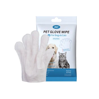 Good Quality Household Cat Wipes Dog Grooming Wipes Pet Grooming Glove Wipes