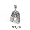 WQ08-zapatillas - plata
