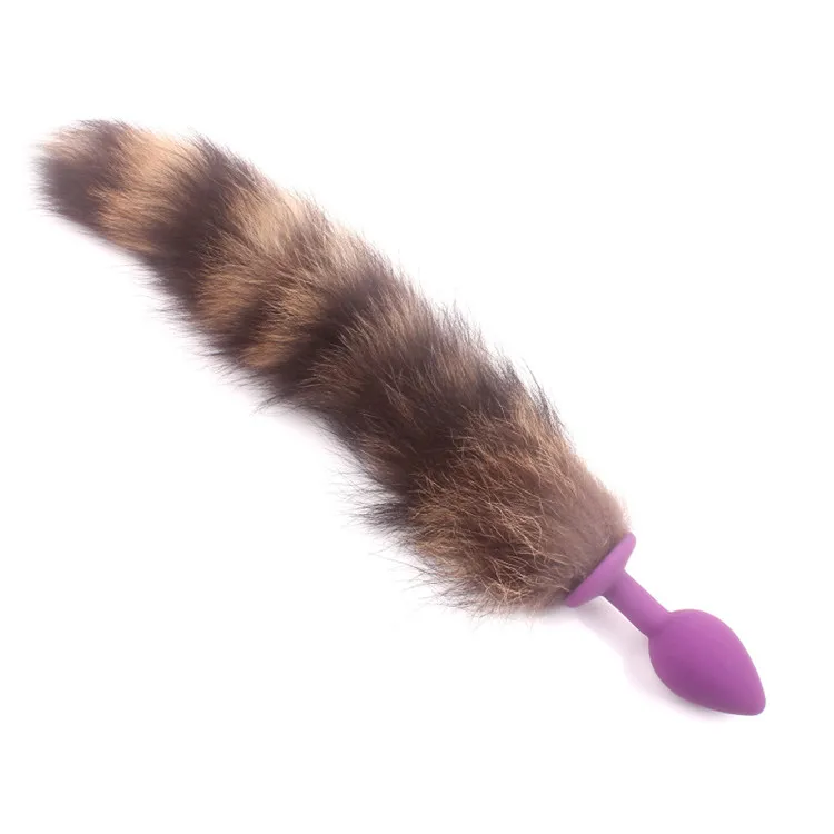 Wearable Comfortable Anal Plug Toys Silicone Fox Tail Anal Plug Tail Anal  Toys Women
